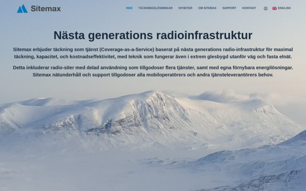 Sitemaxs hemsida